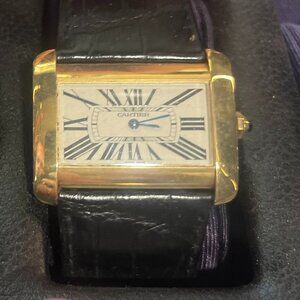 Cartier Vintage Gold Watch